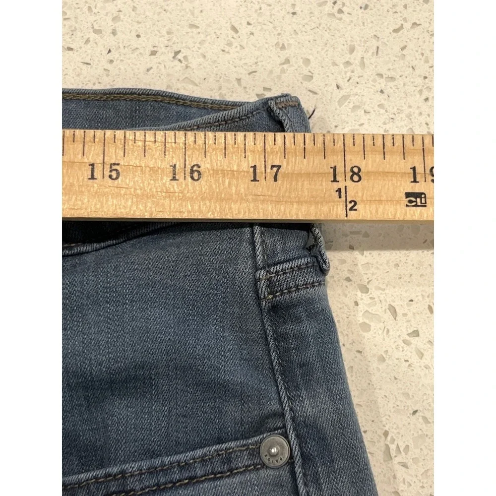 PAIGE Federal Slim Straight Leg Jeans Mens 34 Blue Transcend Denim Pants
